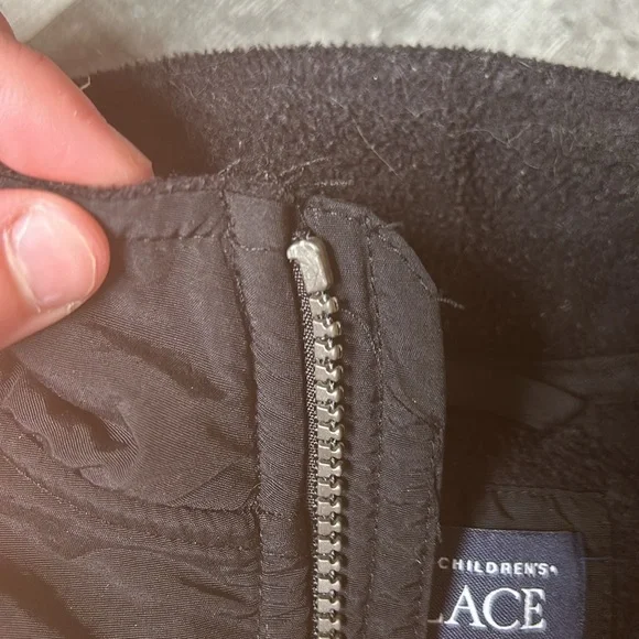 The Childrens Place Lightweight Zip Up Jacket Toddler Size 4T Color Black - Picture 12 of 13